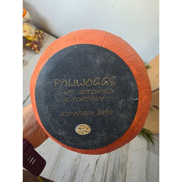 Poliwoggs Halloween witch tree David critchfield fortunato vintage table top pum - Picture 9 of 9